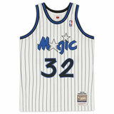 SHAQUILLE O'NEAL Autographed Orlando Magic White M&N Jersey FANATICS