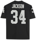 FRMD Bo Jackson Las Vegas Raiders Signed White Mitchell & Ness Authentic Jersey