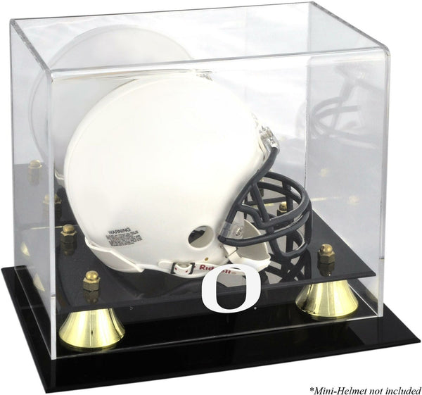Ducks Golden Classic Logo Mini Helmet Display Case - Fanatics