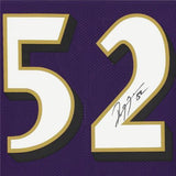 FRMD Ray Lewis Baltimore Ravens Signed Mitchell & Ness Purple Authentic Jersey