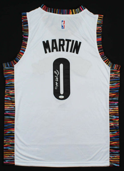 Jeremiah Martin Signed Brooklyn Nets Custom Style Jersey (JSA COA) U Memphis