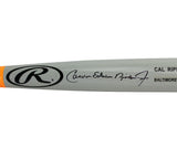 Cal Ripken Signed Baltimore Orioles Rawlings Engraved Gray/Black MLB Bat