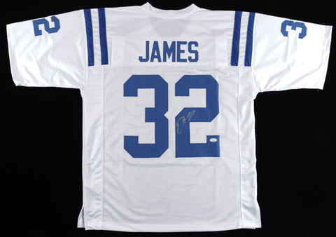 Edgerrin James Signed Indianapolis Colt Jersey (JSA) #4 Overall Pick 1999 Draft