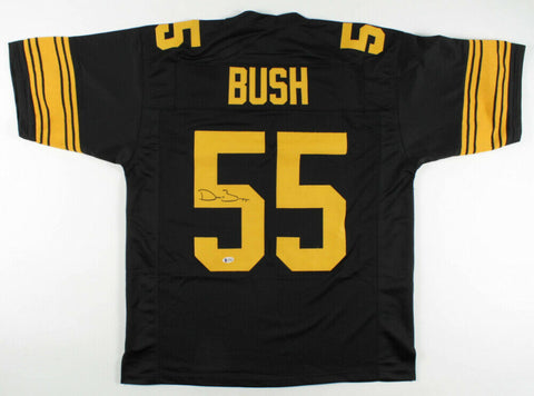 Devin Bush Signed Pittsburgh Steelers Jersey (Beckett COA) Linebacker