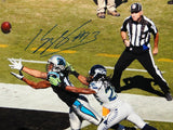 Kelvin Benjamin Signed Panthers 16x20 Catch Against Seahawks Photo- JSA W Auth