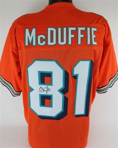 O. J. McDuffie Signed Dolphins Jersey (JSA COA) Miami (1993-2001) Penn State WR
