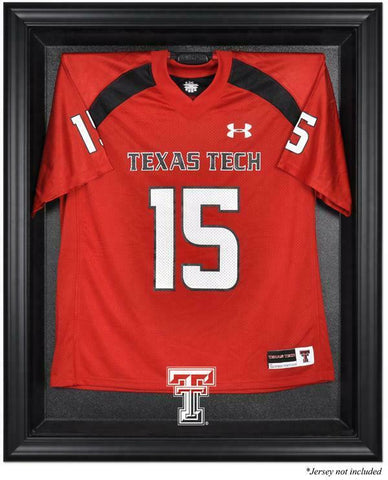 Texas Tech Red Raiders Black Framed Logo Jersey Display Case - Fanatics
