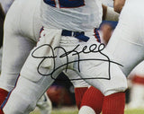 Jim Kelly Signed Framed Buffalo Bills 16x20 Football Photo JSA ITP