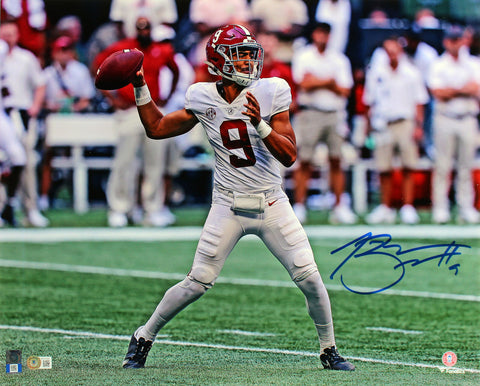 Alabama Bryce Young Authentic Signed 16x20 Horizontal Passing Photo BAS Witness