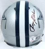 Roger Staubach Autographed Dallas Cowboys Speed Mini Helmet-Beckett W Hologram