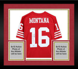 FRMDJoe Montana 49ers Signd Mitchell&Ness 1990 Throwback Rep Jrsyw/"HOF 2000"