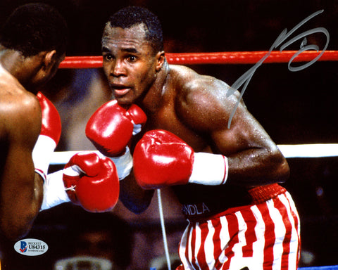 SUGAR RAY LEONARD AUTHENTIC AUTOGRAPHED SIGNED 8X10 PHOTO BECKETT 178118