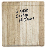 Notre Dame Jack Cooley Authentic Signed 6x6 Floorboard Autographed BAS #BG79095