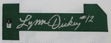 Lynn Dickey Authentic Signed White Pro Style Jersey Autographed BAS Witnessed