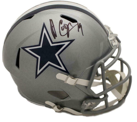Amari Cooper Autographed/Signed Dallas Cowboys Speed Replica Helmet JSA 22578