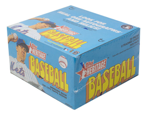 2021 Topps Heritage Baseball Card Retail Display Box 24