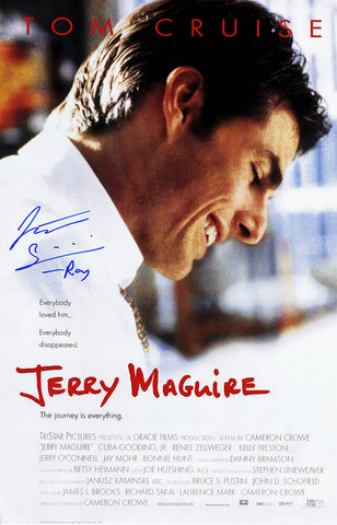 Jonathan Lipnicki Signed Jerry MaGuire 11x17 Movie Poster w/Ray - (SCHWARTZ COA)
