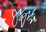 Jeremiah Koramoah Autographed Cleveland Browns 8x10 Running Photo-Beckett W Holo