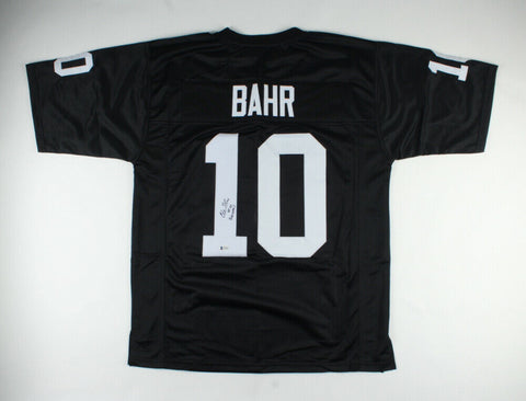 Chris Bahr Signed Oakland Raiders Jersey (Beckett COA) 2xSuper Bowl Place Kicker