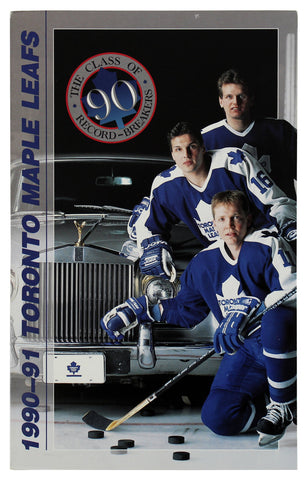 Maple Leafs 1990-91 Media Guide & Record Book Un-signed