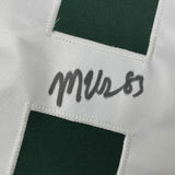 FRAMED Autographed/Signed MARQUEZ VALDES-SCANTLING 33x42 Green Jersey JSA COA