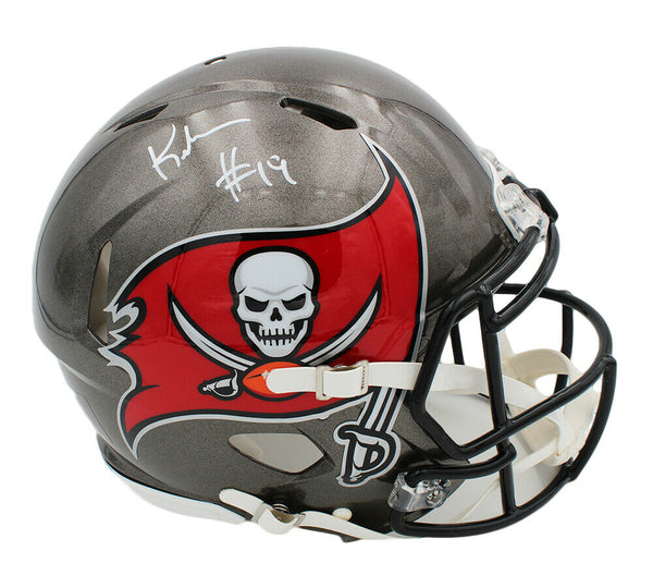 Keyshawn Johnson Signed Tampa Bay Buccaneers Speed Authentic NFL Helmet