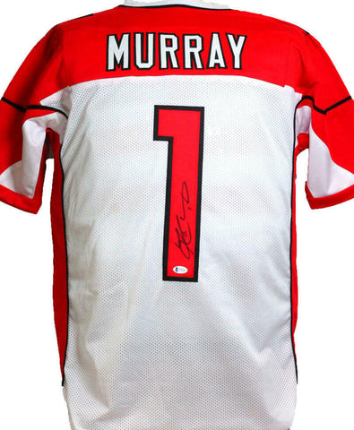 Kyler Murray Autographed Pro Style White Jersey- Beckett W *Black