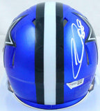 CeeDee Lamb Autographed Dallas Cowboys Flash Speed Mini Helmet -Fanatics*White
