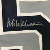 Autographed/Signed MIKE MUSSINA New York Grey Baseball Jersey JSA COA Auto