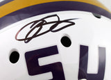 Odell Beckham Jr. Autographed LSU Tigers White F/S Schutt Helmet-Beckett W Holo