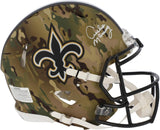 Archie Manning New Orleans Saints Signed CAMO Alternate Helmet