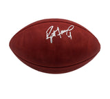 Brett Favre Signed Green Bay Packers Authentic NFL Football - Silver Ink