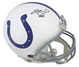 Colts Edgerrin James HOF Authentic Signed Proline Full Size Helmet JSA Witness