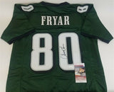 Irving Fryar Signed Philadelphia Eagles Jersey (JSA COA) Super Bowl XX Receiver