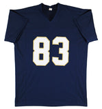 Notre Dame Chase Claypool Authentic Signed Navy Blue Jersey BAS Witnessed