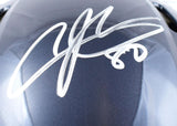 Andre Johnson Signed Houston Texans F/S Speed Authentic Helmet- Beckett W Holo