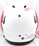 Warren Sapp Signed Buccaneers F/S Lunar Speed Authentic Helmet w/4 ins.-Beckett