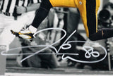 Hines Ward Signed Steelers 8x10 FP B&W Spotlight Photo - Beckett W Auth *White