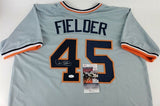 Cecil Fielder Signed Detroit Tigers Jersey (JSA COA) 3xAll-Star 1990, 1991, 1993