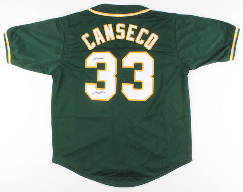 Jose Canseco Signed Oakland Athletics Jersey Inscribed "Juiced" (JSA COA)