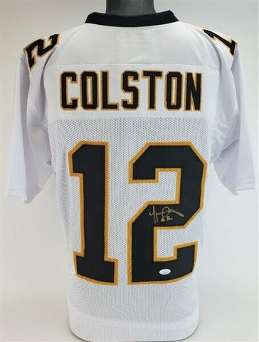 Marques Colston Signed New Orleans Saints Jersey (JSA COA) Super Bowl XLIV W.R.