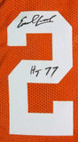Earl Campbell Ricky Williams Signed Orange College Jersey w/Insc- Beckett W Auth