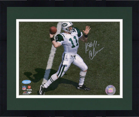 Framed Kellen Clemens New York Jets Autographed 8" x 10" Throwing Photograph
