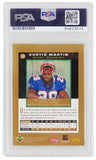 Curtis Martin autographed Patriots 1995 SP Foil Rookie Card #18 - (PSA Encaps...