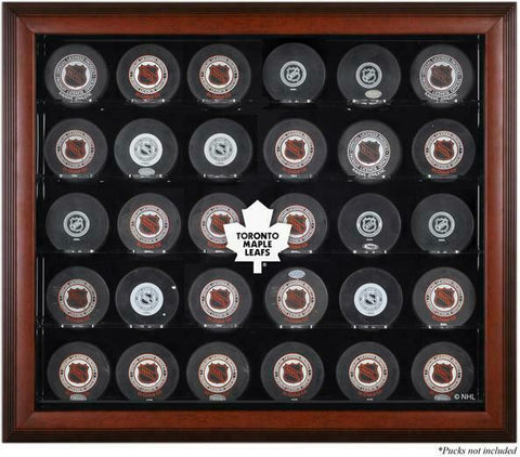 Toronto Maple Leafs (1970-2016) 30-Puck Display Case - Fanatics