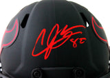 Andre Johnson Signed Houston Texans Eclipse Speed Mini Helmet - JSA W Auth *Red