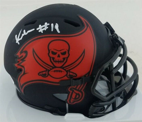 Keyshawn Johnson Signed Tampa Bay Buccaneers Eclipse Mini Helmet (Beckett COA)