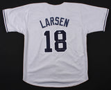 Don Larsen Signed New York Yankees Jersey Inscribed "WSPG 10-8-56" (Beckett COA)
