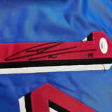 Framed Autographed/Signed Tyler Herro 33x42 Miami Blue Vice City Jersey JSA COA
