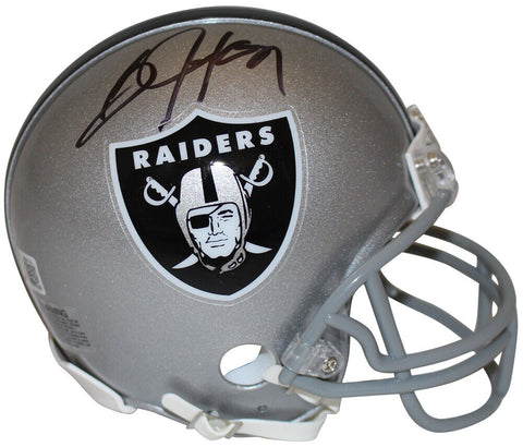 Bo Jackson Autographed/Signed Oakland Raiders VSR4 Mini Helmet Beckett 28792